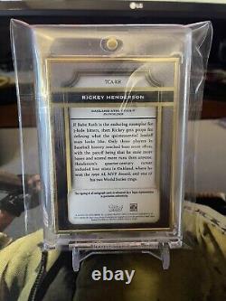 2021 Transcendent Collection Auto RICKEY HENDERSON Gold Framed AUTOGRAPH 19/20