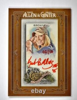 2022 Allen & Ginter Mini Framed Auto Red Ink #MA-KB Kate Brownell 2/10