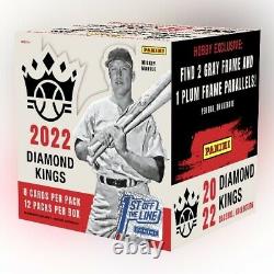 2022 Panini Diamond Kings Baseball FOTL Hobby Box Wander Franco Rookie Auto RC