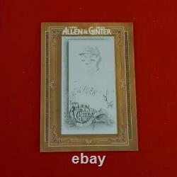 2022 Topps Allen And Ginter Anthony Rizzo Framed Black Printing Plate 1/1