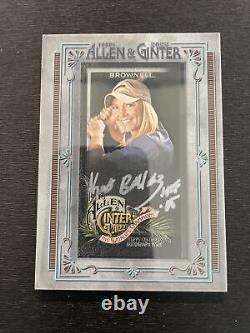 2022 Topps Allen & Ginter X Mini Framed Auto #MA-KB Kate Brownell 19/25 Silver
