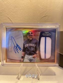 2022 Topps Gold Label Mike Piazza Golden Greats Framed Jumbo Auto Relic, #2/5