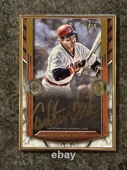 2022 Topps Museum Collection Carlton Fisk Museum Framed Autograph #05/10