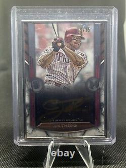 2022 Topps Museum Collection Jim Thome Gold Framed Auto 09/15