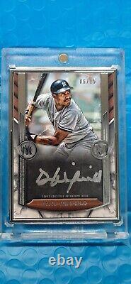 2022 Topps Museum Collection Museum Silver Framed Auto Dave Winfield AUTO #06/15