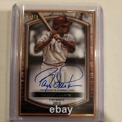 2022 Topps Museum Framed Hall of Fame Barry Larkin Auto 2/10 Reds