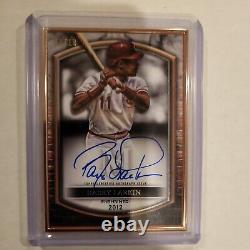 2022 Topps Museum Framed Hall of Fame Barry Larkin Auto 2/10 Reds