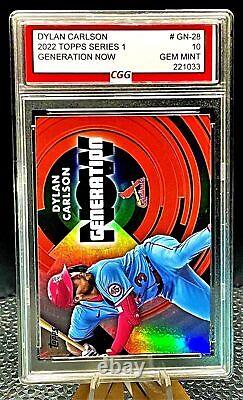 2022 Topps Series 1 Generation Now #GN-28 Dylan Carlson Graded CGG 10 Gem Mint