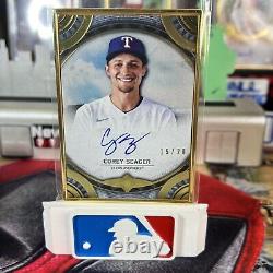 2022 Topps Transcendent Collection Gold Frame Corey Seager Auto 15/20