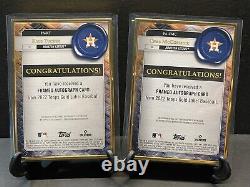 2023 Topps Gold Label Kyle Tucker /50 + Chas McCormick RC /75 Gold Framed Autos