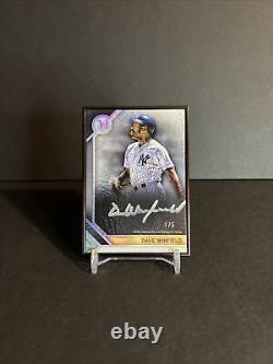 2023 Topps Museum Collection Museum Framed Autograph Black Dave Winfield AUTO /5
