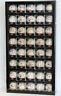 40 Acrylic Cubes Baseball Ball Cabinet Wall Display Case 98% Uv Lockable