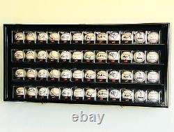 4 Baseball Bat & Ball Cabinet Display Case Wall Mount Bat Rack Cube Display
