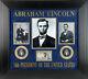 Abraham Lincoln Autographed Upper Deck Cut Signature Card Framed Beckett