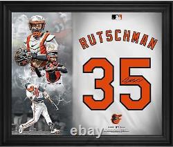 Adley Rutschman Baltimore Orioles Framed Signed 20 x 24 Jersey Number Collage