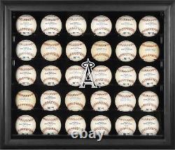 Angels Logo Black Framed 30-Ball Display Case Fanatics