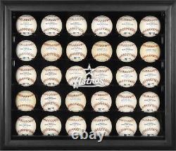 Astros Logo Black Framed 30-Ball Display Case Fanatics