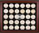 Astros Logo Mahogany Framed 30-ball 2013 Logo Display Case