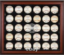 Astros Logo Mahogany Framed 30-Ball 2013 Logo Display Case