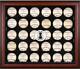 Athletics Logo Mahogany Framed 30-ball Display Case Fanatics