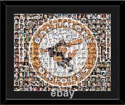 Baltimore Orioles Mosaic Print Art of the Greatest Orioles Players of All Time