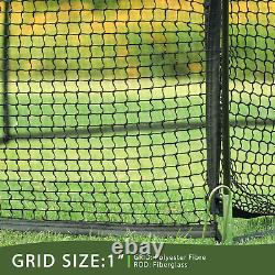 Baseball Batting Cage Net And Frame Softball Hitting Cage Netting 20 x 13 Feet