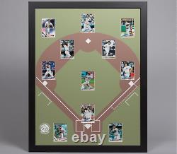 Baseball Display Board Trading Card Sports Field Frame 22x28