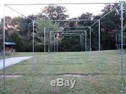 Batting Cage Frame Kit 10' x 12' x 50' EZ UP & DOWN Baseball Softball Frame Kit