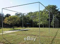 Batting Cage Frame Kit 12' x 12' x 70' EZ UP & DOWN Baseball Softball Frame Kit
