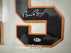 Bruce Bochy Framed Autographed Jersey And Photos Giants 3x Autographs