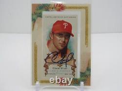 Chase Utley 2006 Topps Allen & Ginter's Framed Mini Ssp Autograph Auto- Phillies
