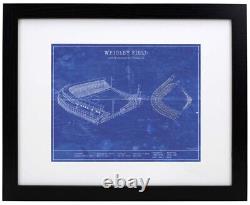 Chicago Cubs Wrigley Field (1930s) Blueprint Vintage Baseball Print