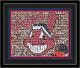 Cleveland Indians Photo Mosaic Print Art Using 150 Past And Present Players