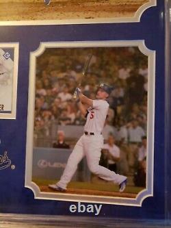 Corey Seager Signe Card & Photos Framed Los Angeles Dodgers Chronicles 2 Of 5