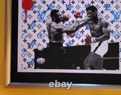 Death NYC Large Framed 16x20in Pop Art Certified Mike tyson vs Muhammad Ali Box