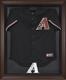 Diamondbacks Brown Framed Logo Jersey Display Case