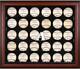 Diamondbacks Logo Mahogany Framed 30-ball Display Case-fanatics