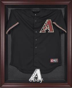 Diamondbacks Mahogany Framed Logo Jersey Display Case Authentic