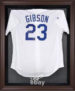Dodgers Brown Framed Logo Jersey Display Case-Fanatics Authentic