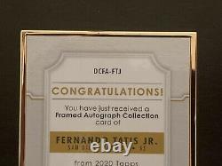 FERNANDO TATIS JR Topps Definitive 2020 #DCFA-FTJ Gold Framed Auto Autograph /30