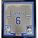 Framed Autographed/signed Steve Garvey 33x42 Grey Baseball Jersey Bas Coa