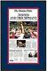 Framed Boston Globe Tested Red Sox 2013 World Series Newspaper Cover 17x27 Photo