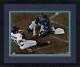 Framed Cal Raleigh Seattle Mariners Autographed 16 X 20 Catching Photograph