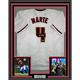 Framed Facsimile Autographed Ketel Marte 35x39 Arizona White Reprint Jersey