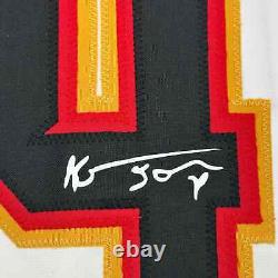 Framed Facsimile Autographed Ketel Marte 35x39 Arizona White Reprint Jersey