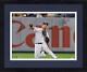 Framed Gleyber Torres New York Yankees Autographed 16 X 20 Throwing Photograph