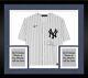 Framed Jasson Dominguez New York Yankees Signed Nike White Replica Jersey