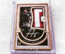 Freddie Freeman 2018 Topps Museum Framed 1/1 Game Used Jsy Patch Auto. MVP