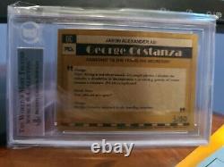 George Costanza Seinfeld Topps style Autographed Card limited/numbered 03/50