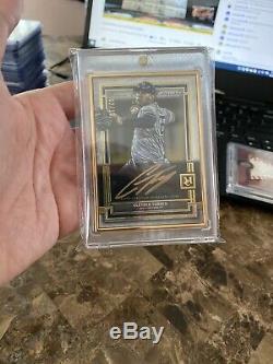 Gleyber Torres Auto /10 2020 Topps Museum Gold Framed On Card Autograph Yankees